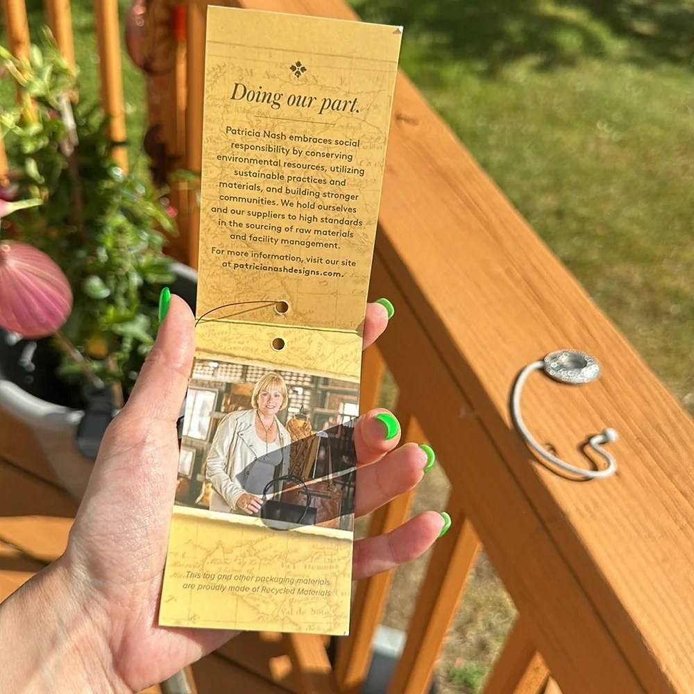 Patricia Nash Black Leather Sarola Map Print
Crossbody Purse NWT - Picture 10 of 16